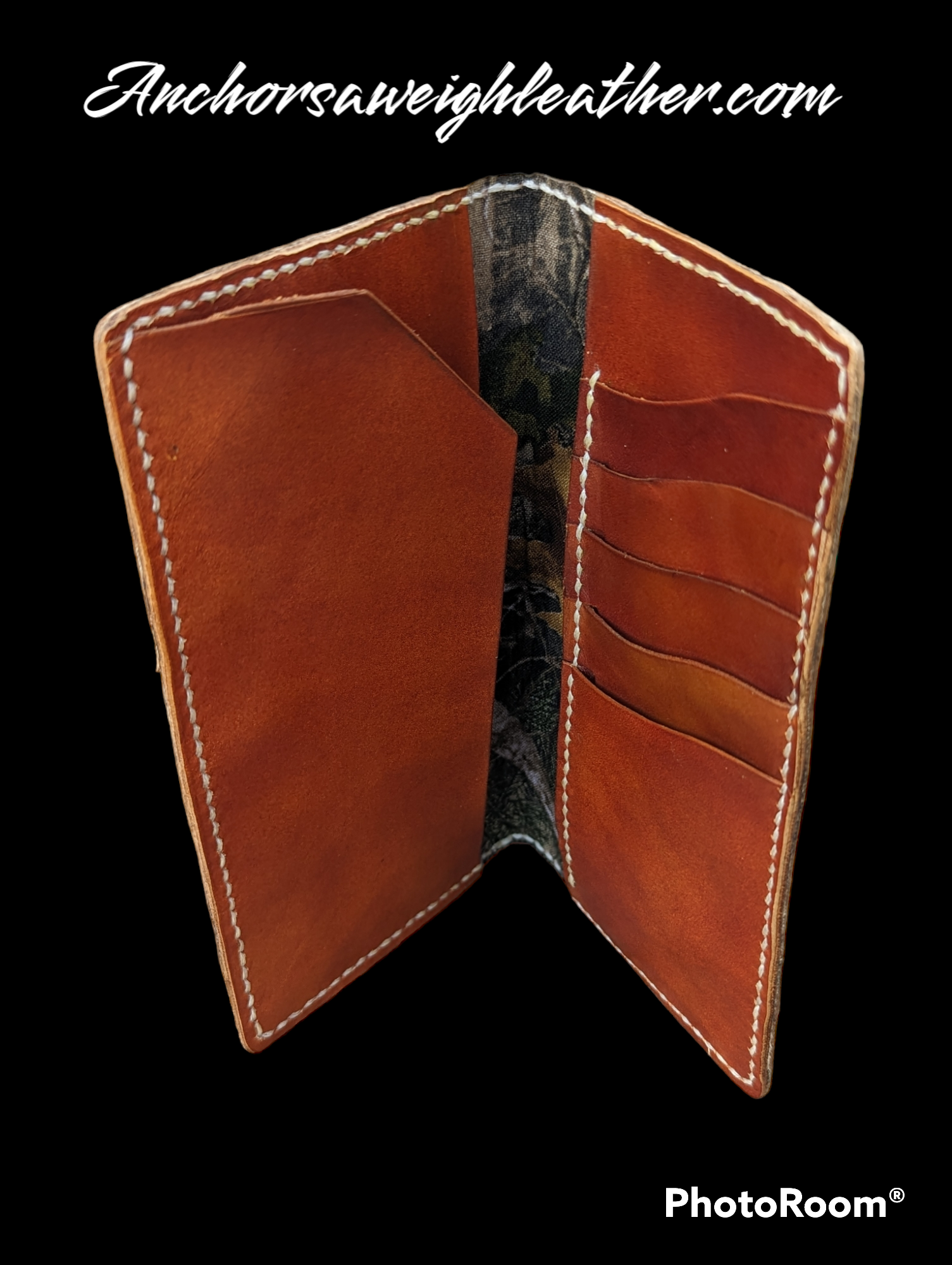 Roper Wallet, Long Wallet, San Antone II Roper Wallet, Wallet, EDC, Men's leather wallet AnchorsAweighLeather