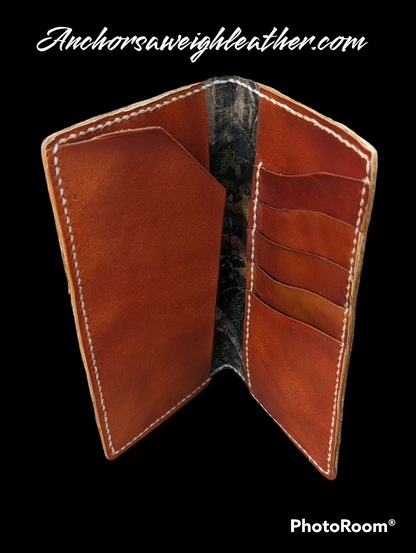 Roper Wallet, Long Wallet, San Antone II Roper Wallet, Wallet, EDC, Men's leather wallet AnchorsAweighLeather