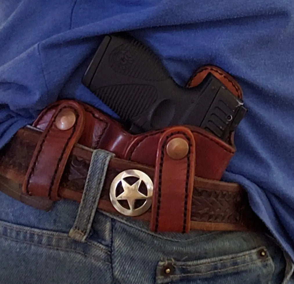 The HOSS IWB Leather Holster, CCW Holster, Leather Holster, Universal Holster, Iwb Holster AnchorsAweighLeather