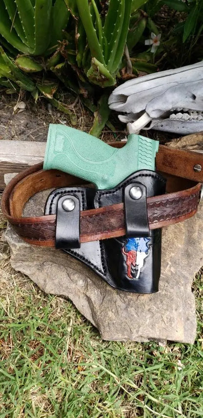 The HOSS IWB Leather Holster, CCW Holster, Leather Holster, Universal Holster, Iwb Holster AnchorsAweighLeather