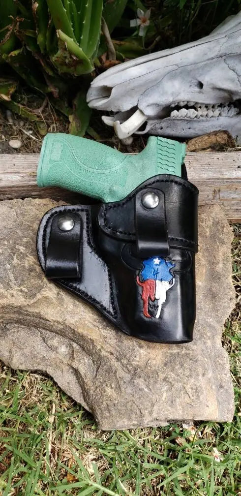 The HOSS IWB Leather Holster, CCW Holster, Leather Holster, Universal Holster, Iwb Holster AnchorsAweighLeather