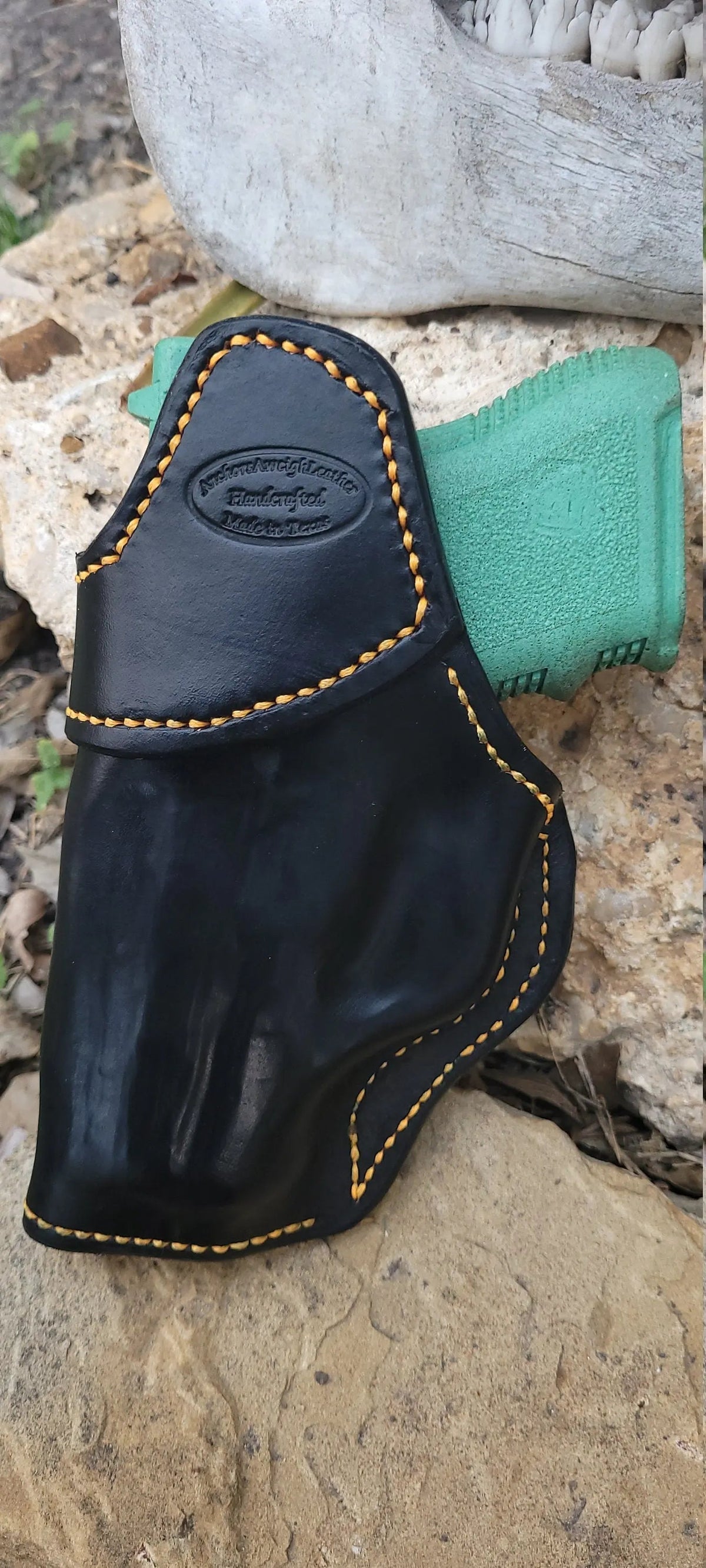 The TEXAS REBEL IWB Conceal Carry Holster AnchorsAweighLeather
