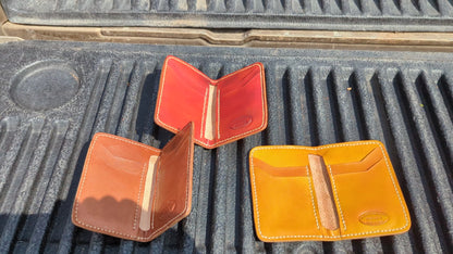 Leather Bifold Wallet, Minimalist Leather Wallet