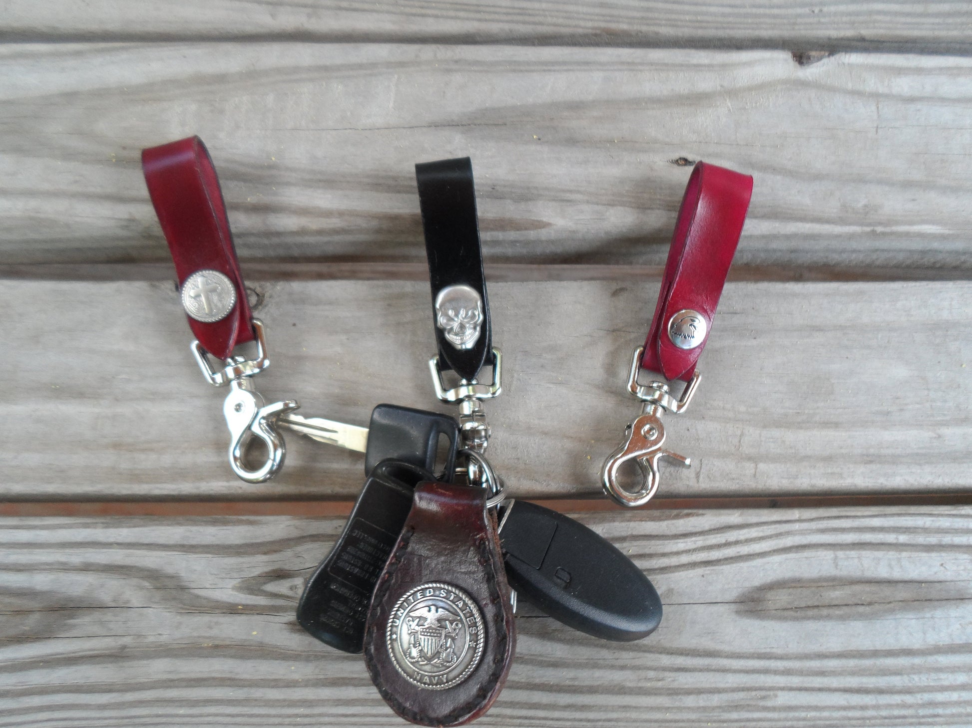 Leather Key FOB AnchorsAweighLeather