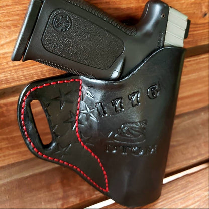 The Freedom OWB Avenger Leather Holster, Leather Holster, Holster, EDC AnchorsAweighLeather