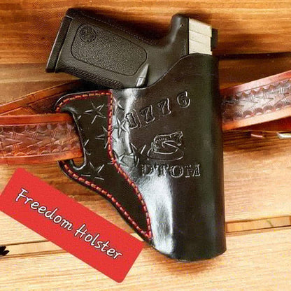 The Freedom OWB Avenger Leather Holster, Leather Holster, Holster, EDC AnchorsAweighLeather