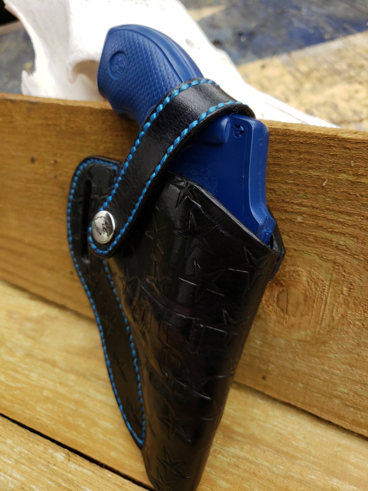 OWB Custom Avenger style  Revolver Holster Airweight 38/Eaa 38 2" barrel (Reaper Holster) AnchorsAweighLeather