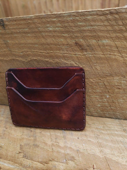 Slim Leather Elite Card Holder, Minimalist Card Wallet, Mens Wallet AnchorsAweighLeather