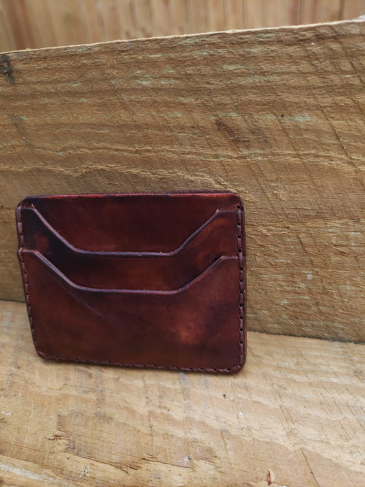 Slim Leather Elite Card Holder, Minimalist Card Wallet, Mens Wallet AnchorsAweighLeather