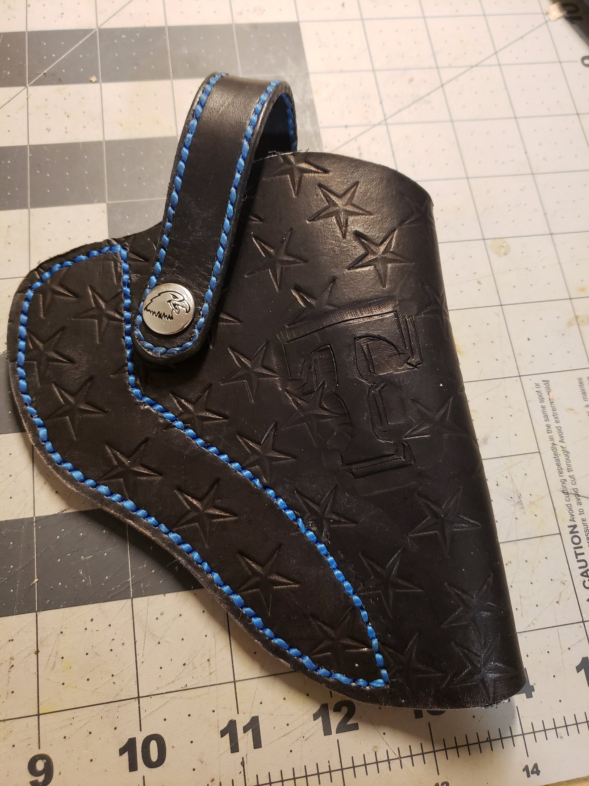 OWB Custom Avenger style  Revolver Holster Airweight 38/Eaa 38 2" barrel (Reaper Holster) AnchorsAweighLeather