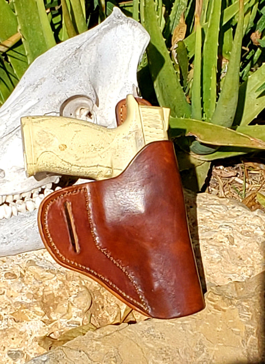 OWB Leather Holster, Avenger Holster, Leather Holster AnchorsAweighLeather