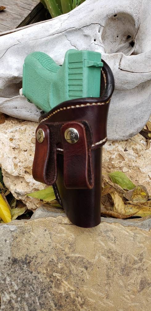 Iwb Holster, Leather IWB Holster, CCW Holster, San Antone II Edition, Universal  Leather Holster AnchorsAweighLeather