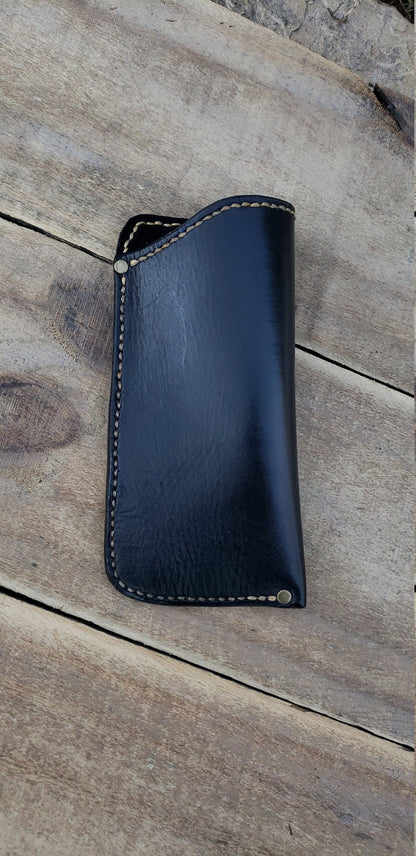 Leather Eyeglass Sleeve, Soft Eyeglass Case, EDC, Eyeglass sleeve, Leather eyeglass protector AnchorsAweighLeather