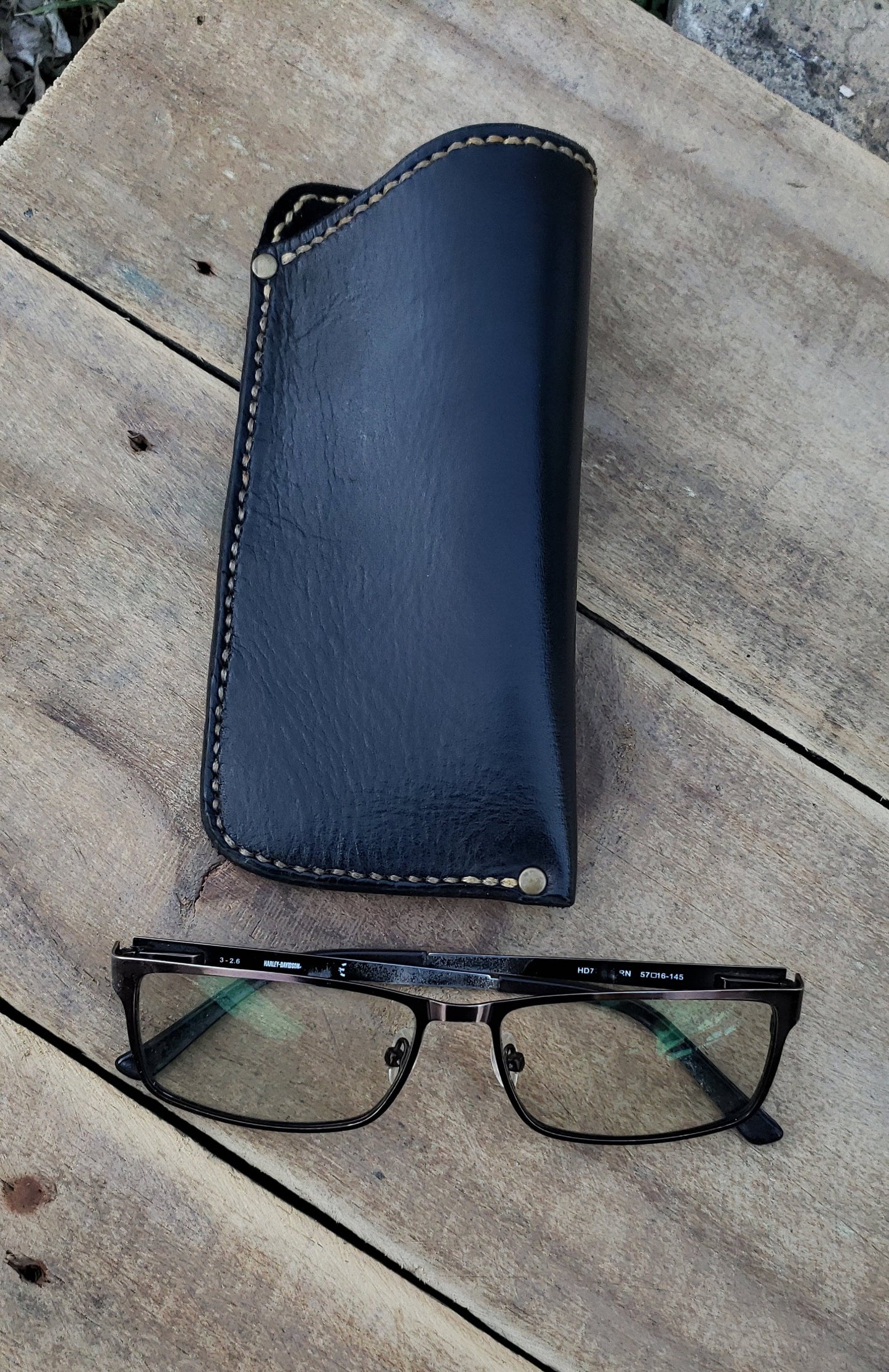 Leather Eyeglass Sleeve, Soft Eyeglass Case, EDC, Eyeglass sleeve, Leather eyeglass protector AnchorsAweighLeather
