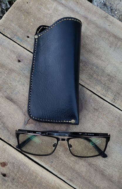 Leather Eyeglass Sleeve, Soft Eyeglass Case, EDC, Eyeglass sleeve, Leather eyeglass protector AnchorsAweighLeather