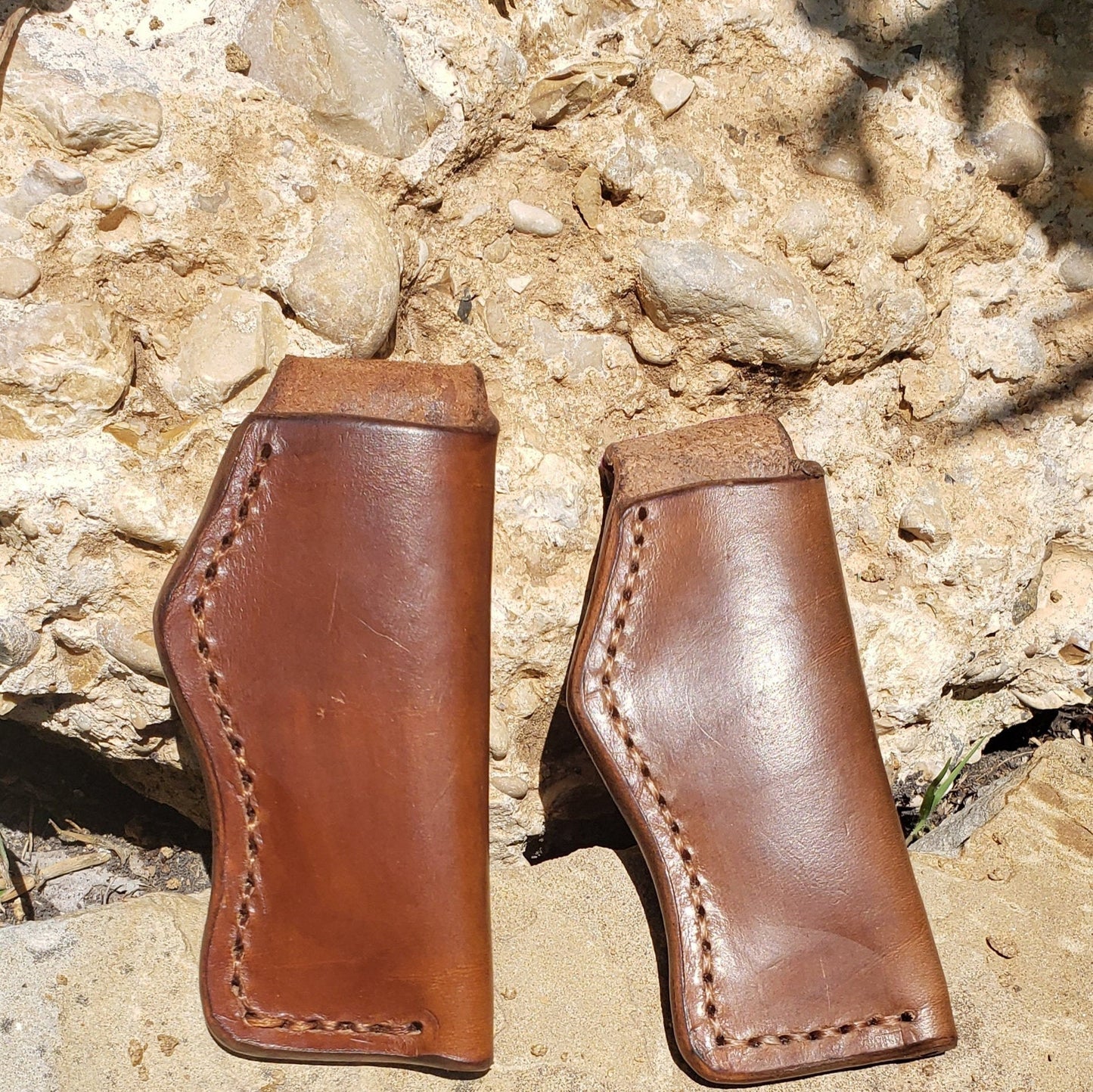 Custom leather knife sheath, case, pocket knife sheath, EDC AnchorsAweighLeather