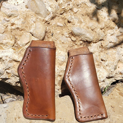 Custom leather knife sheath, case, pocket knife sheath, EDC AnchorsAweighLeather