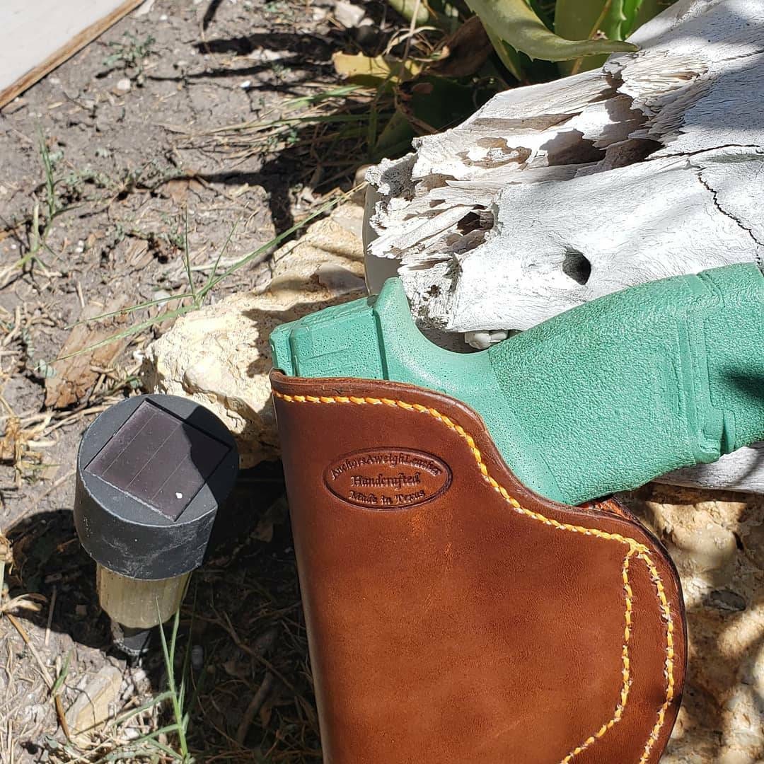 Custom Leather IWB holster, Leather Holster, Conceal Carry Holster AnchorsAweighLeather