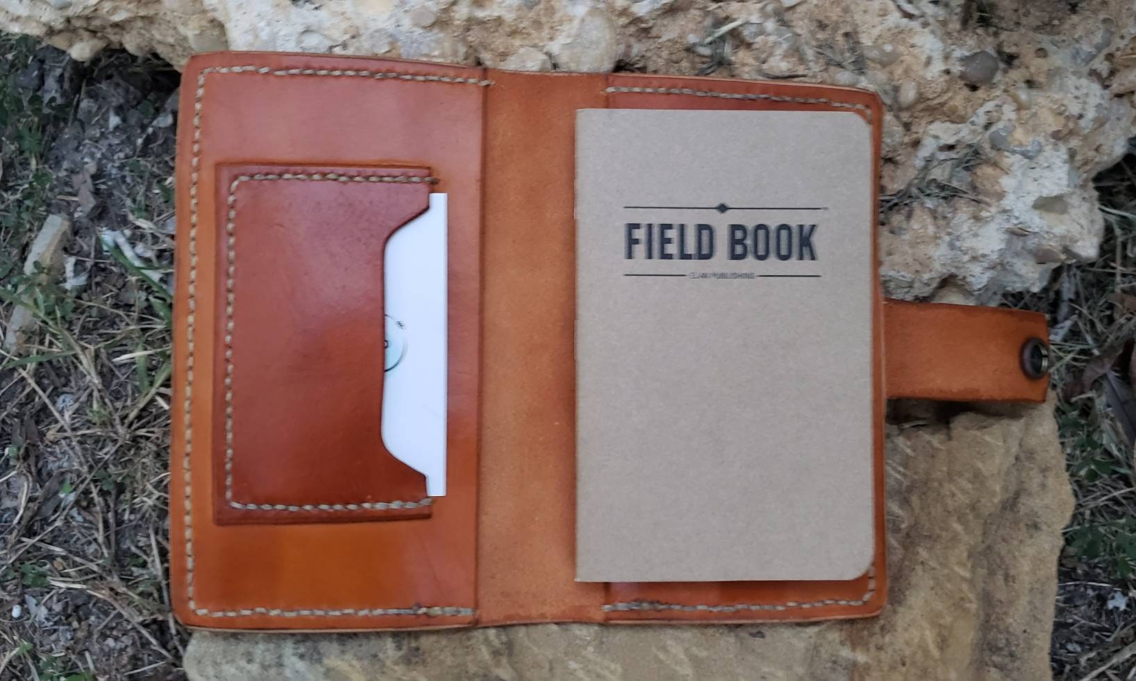 Leather Journal, Field Notes Wallet AnchorsAweighLeather