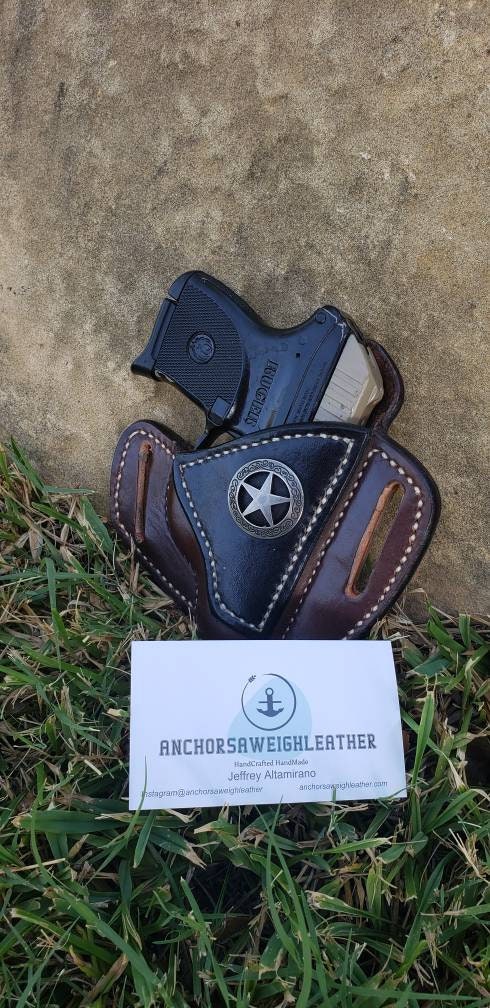 The Cattleman Saddle Holster, Pancake Holster AnchorsAweighLeather