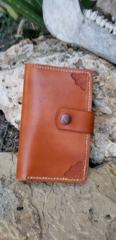 Leather Journal, Field Notes Wallet AnchorsAweighLeather