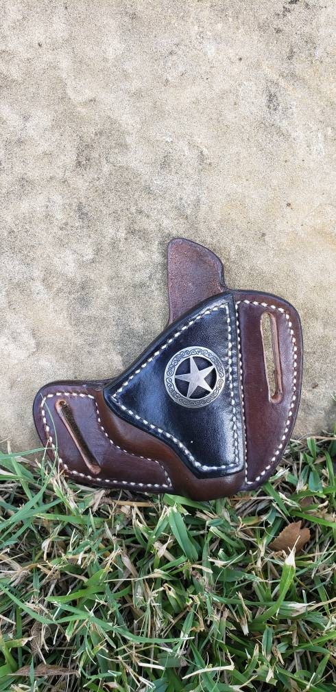 The Cattleman Saddle Holster, Pancake Holster AnchorsAweighLeather