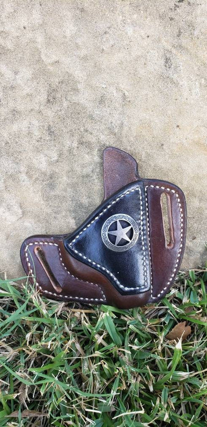 The Cattleman Saddle Holster, Pancake Holster AnchorsAweighLeather