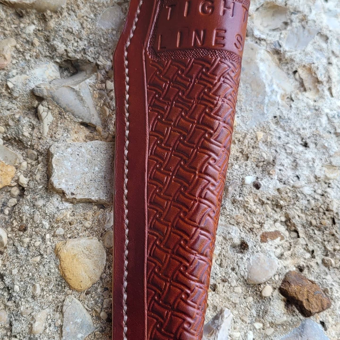 Custom Leather Filet Knife Sheath, Knife Sheath, Filet Knife Sheath AnchorsAweighLeather