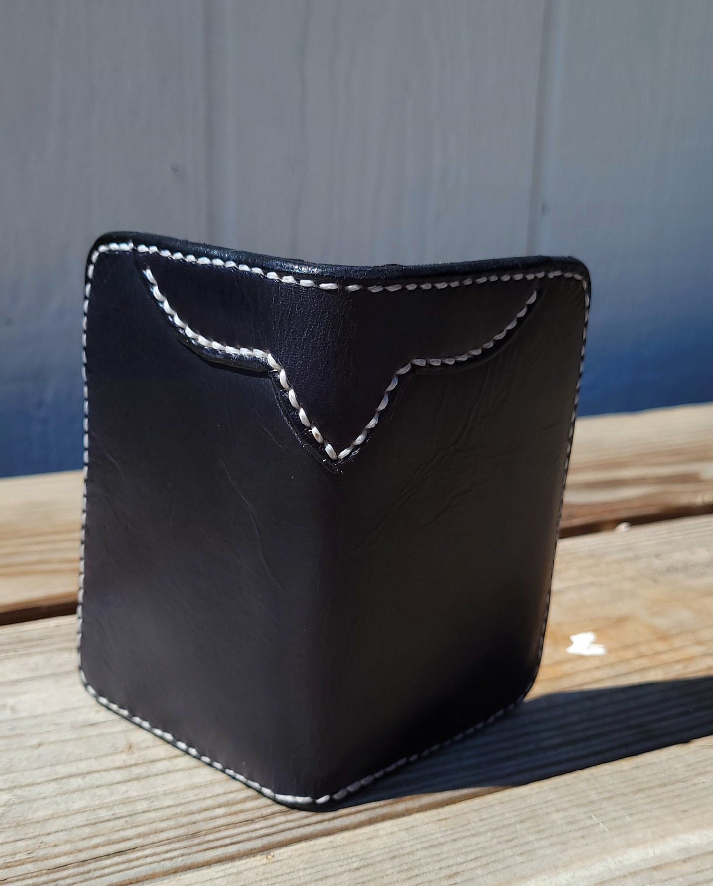Western Vertical Wallet, Minimalist wallet, EDC, Wallet, The Gentleman Wallet AnchorsAweighLeather