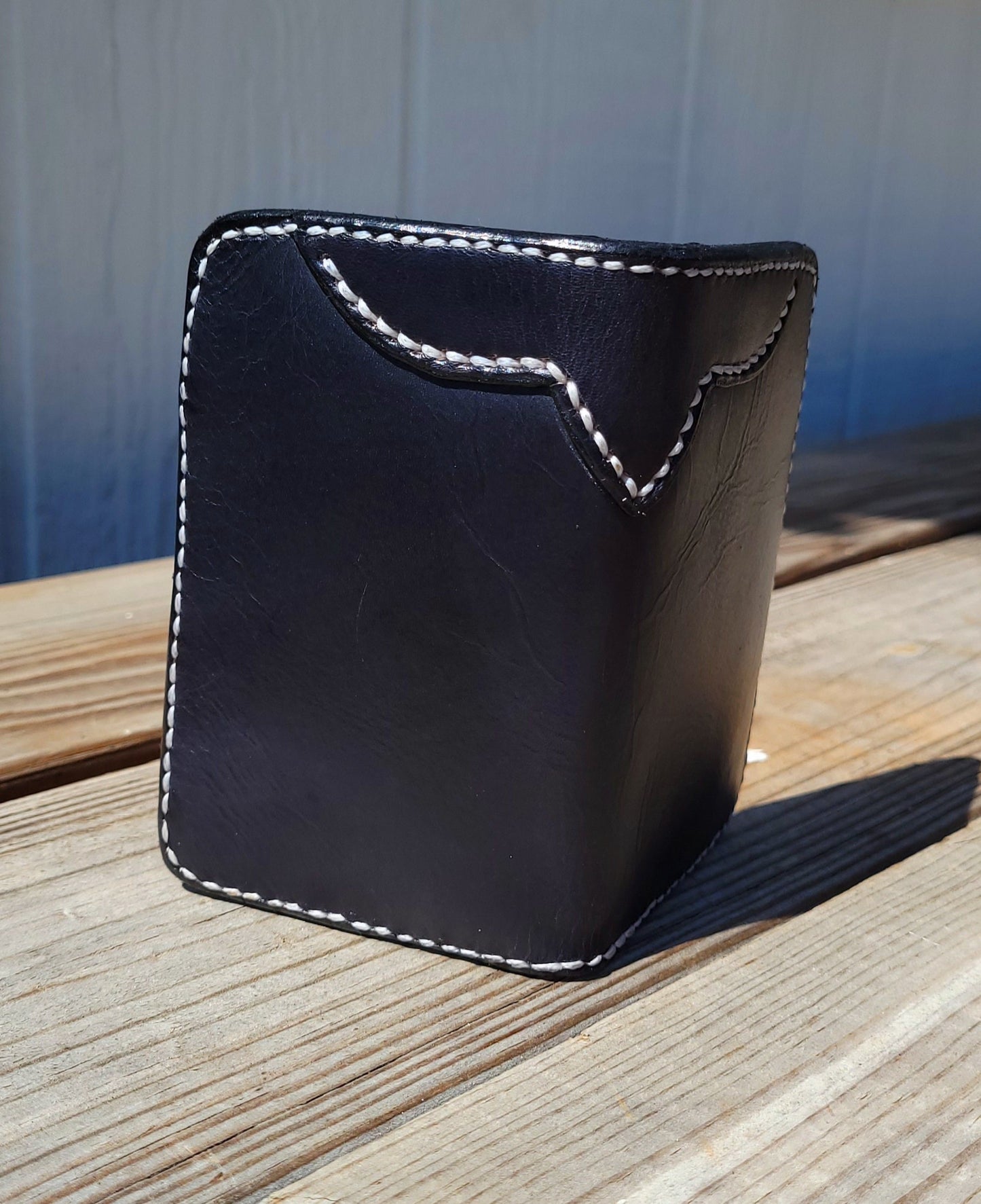 Western Vertical Wallet, Minimalist wallet, EDC, Wallet, The Gentleman Wallet AnchorsAweighLeather