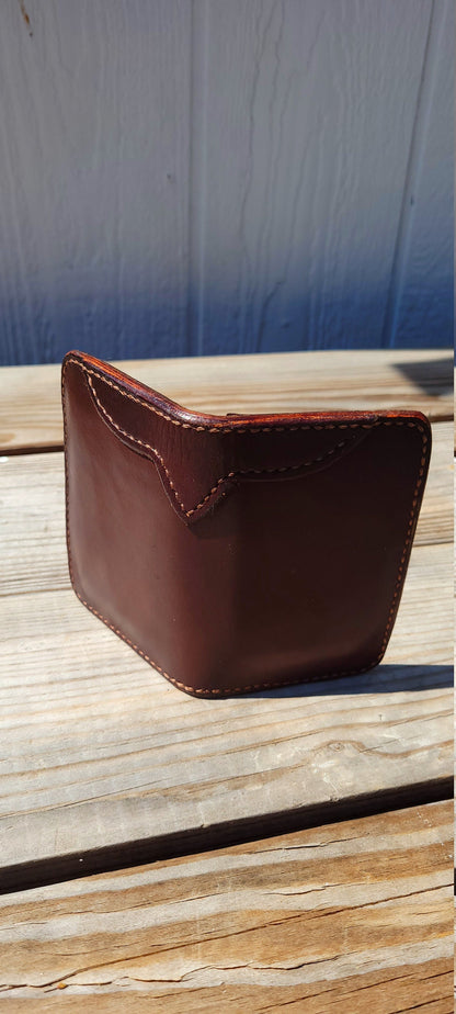 Western Vertical Wallet, Minimalist wallet, EDC, Wallet, The Rancher Wallet AnchorsAweighLeather
