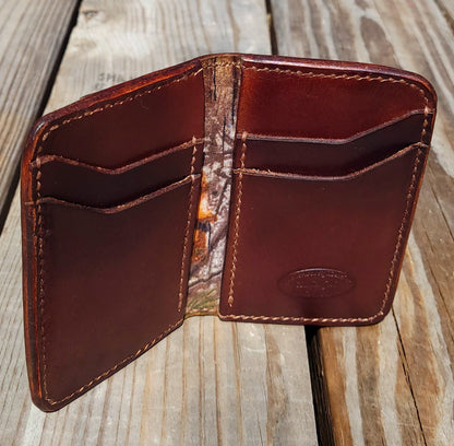 Western Vertical Wallet, Minimalist wallet, EDC, Wallet, The Rancher Wallet AnchorsAweighLeather