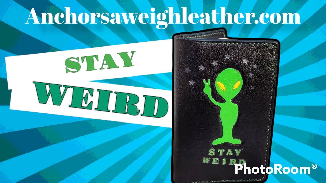Leather Passport Holder, Travel Wallet, Passport Wallet, field note cover, leather journal AnchorsAweighLeather