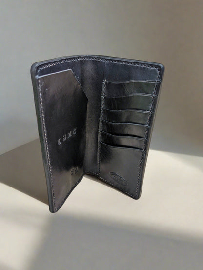 Genuine Alligator Long Wallet for Men, Long Wallet, Wallet for Men, Roper Wallet, luxury leather wallet AnchorsAweighLeather