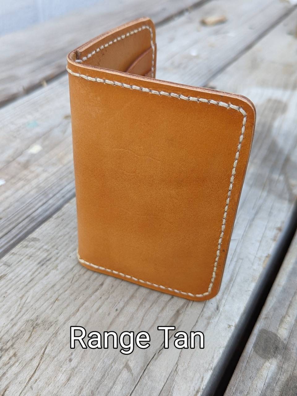 Vertical Wallet, Minimalist wallet, EDC, Wallet AnchorsAweighLeather
